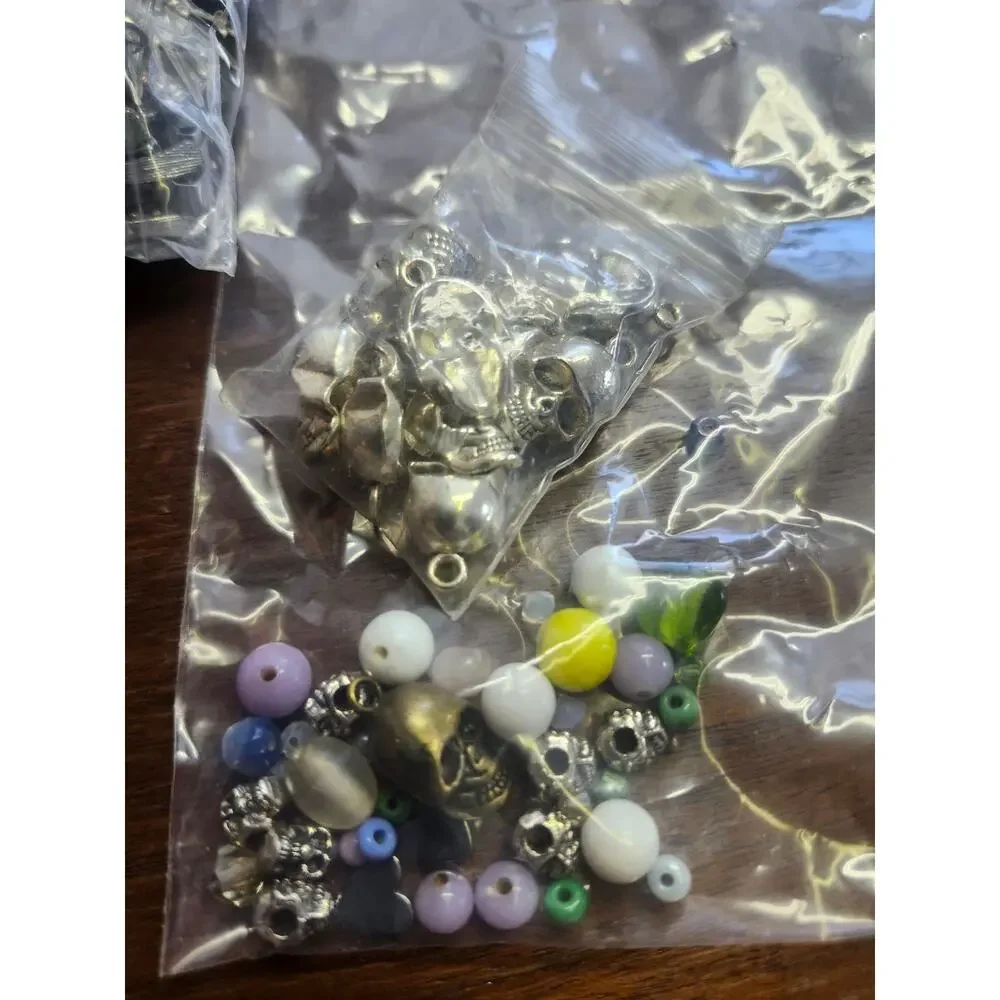 Craft jewelry vint broken wearable lot 1lb